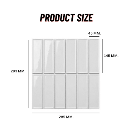 โมเสค TIMELESS TILES รุ่น BAR 29.3X28.5 ซม. สีเทา SILVER GRAY ผิวเงา_1